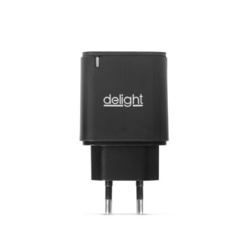 delight 55046BK hálózati gyorstöltő adapter Type C aljzattal, PD20W