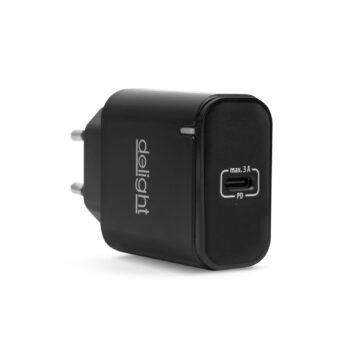 delight 55046BK hálózati gyorstöltő adapter Type C aljzattal, PD20W