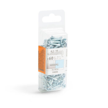 Önfúró lapos fejű lemezcsavar  4,2 x 19 mm 60 db / csomag,04806