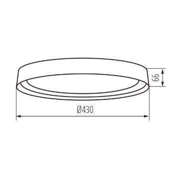 Kanlux NIFU LED17,8W NW W/BR lámpa,4000K,IP20,37317