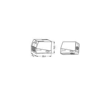 Wago 224-112 1x0,5-2,5mm2 csillárkapocs vezetékösszekötő oldható