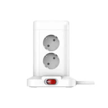 WinningStar DA01162 Kocka elosztó, 8-as + 3 x USB + 1 x Type-C, 3 m