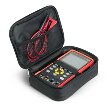 Maxwell 25360 Kézi oszcilloszkóp, akkumulátoros, 3.5" színes LCD, AC/DC, 400V, 40MHz, 2 csatorna, 8K/4K
