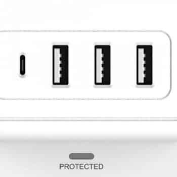 WinningStar DA01162 Kocka elosztó, 8-as + 3 x USB + 1 x Type-C, 3 m