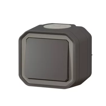 Legrand Plexo 55  falon kívüli egypólusú nyomó, antracit 069790L