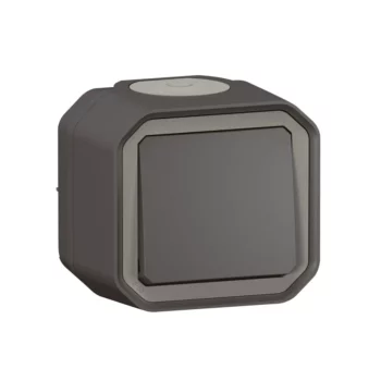 Legrand Plexo 55  falon kívüli egypólusú nyomó, antracit 069790L